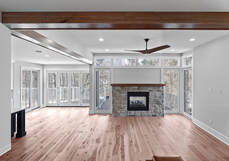 Living Space Trim Carpentry photo by EDW Builders